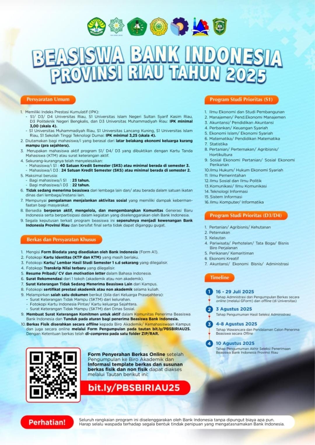 BEASISWA UMUM BERPRESTASI UNTUK ANAK SIAK BeTUNAS KABUPATEN SIAK