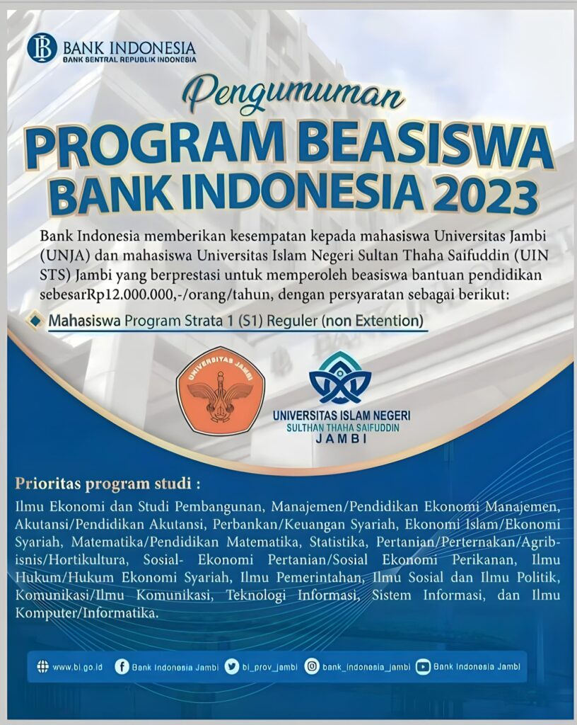 Rahasia Lolos Seleksi Beasiswa Bank Indonesia Tahun 2026 yang Jarang Diketahui Mahasiswa
