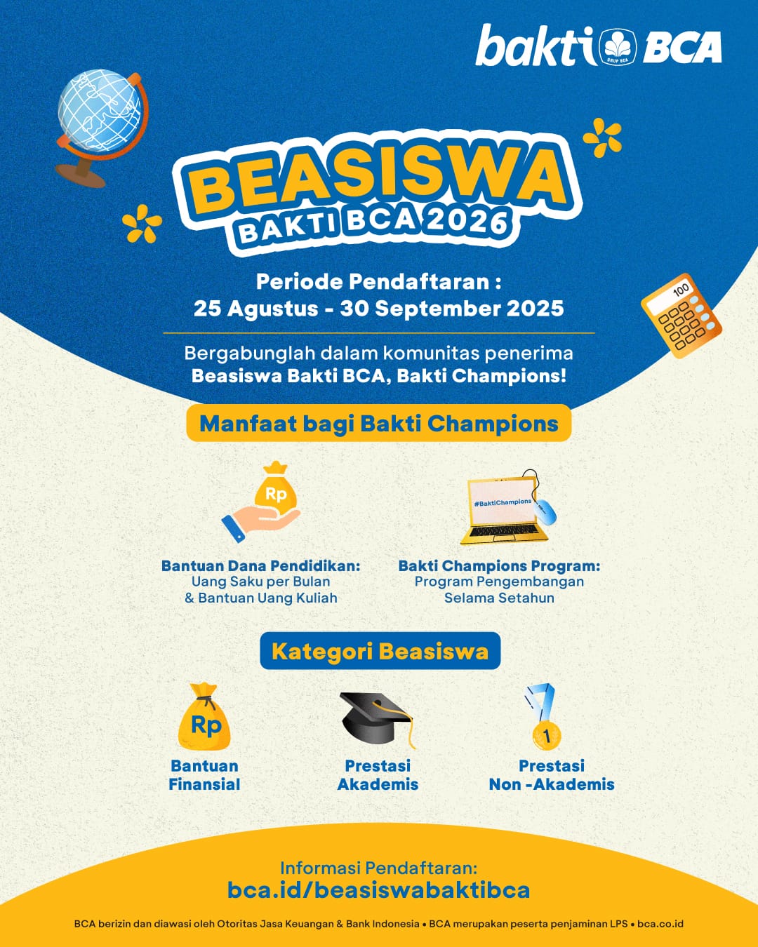 Segera Daftar Beasiswa BCA 2026 Ini 5 Rahasia Lolos Seleksi Sebelum Pendaftaran Ditutup